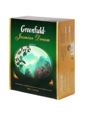 Greenfield – thé vert aromatisé Jasmin Dream – 100 sachets