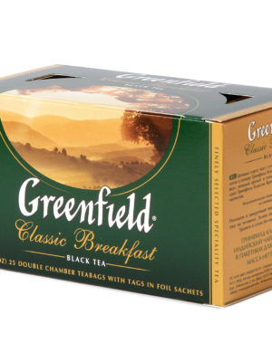 Greenfield – Thé noir Classic Breakfast – 25 sachets