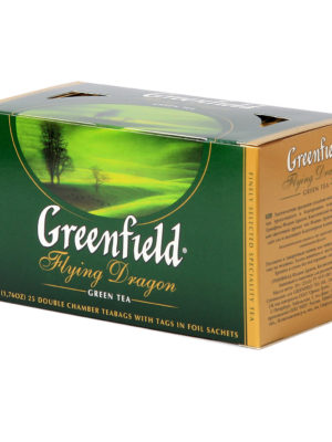 Greenfield – Thé vert Flying Dragon – 25 sachets
