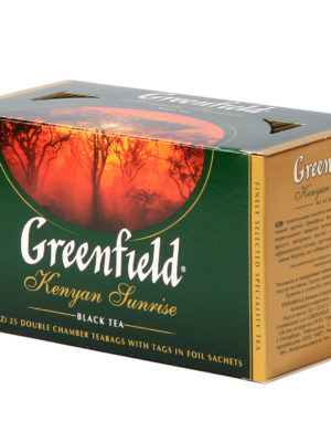 Greenfield – thé noir Kenyan Sunrise – 25 sachets