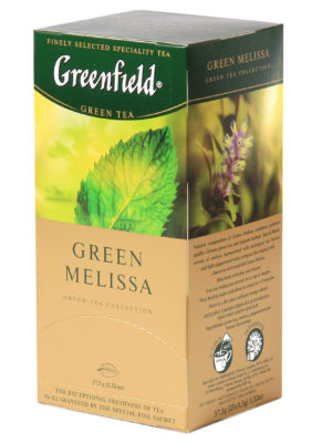 Greenfield – Thé vert aromatisé Green Melissa – 25 sachets