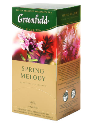Greenfield- thé noir aromatisé Spring Melody – 25 sachets