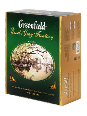 Greenfield – thé noir aromatisé Earl Grey Fantasy – 100 sachets