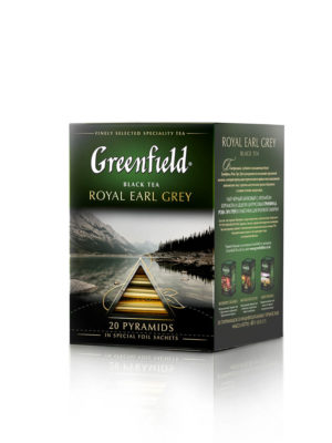 Greenfield – Thé noir aromatisé Royal Earl Grey – 20 pyramides